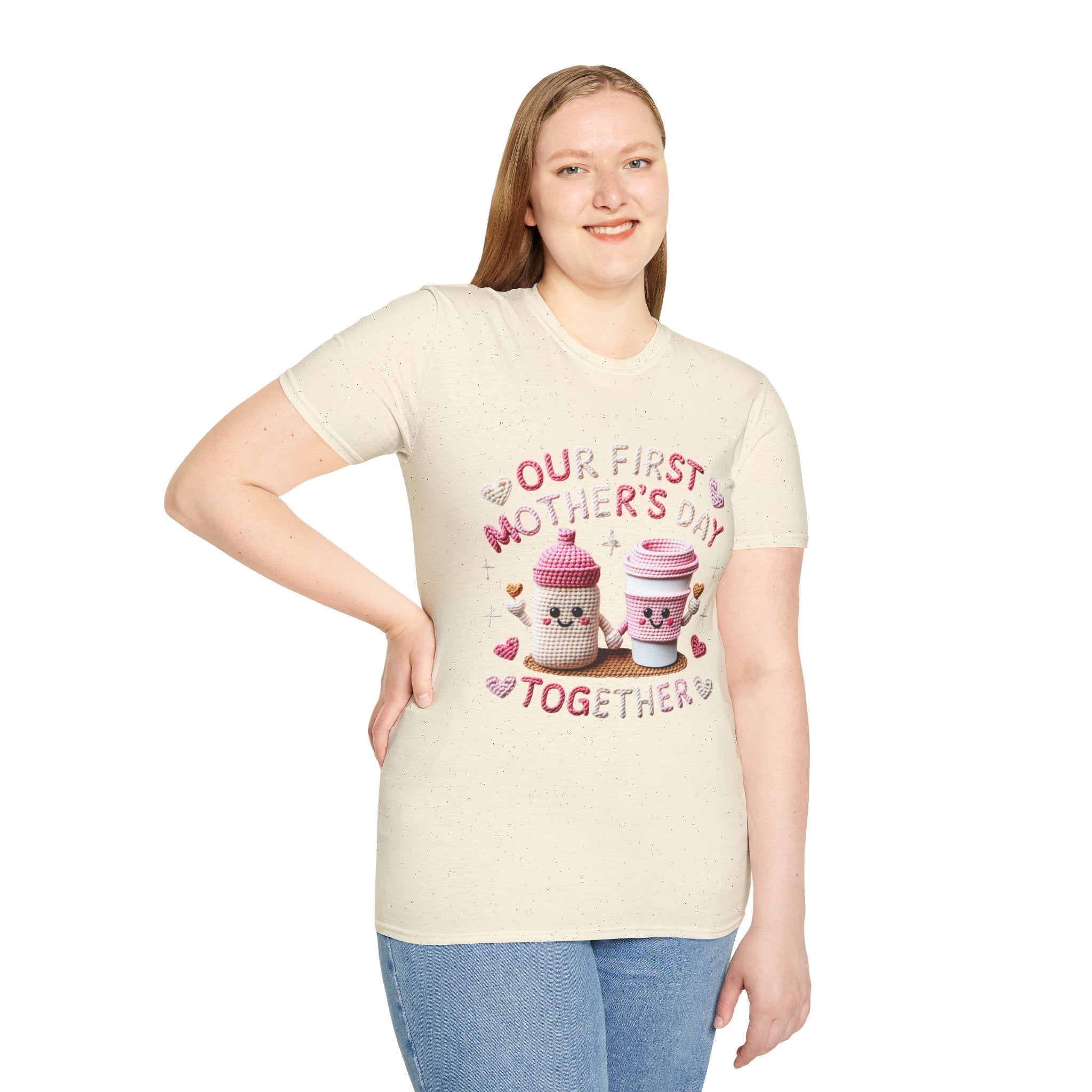 Our First Mother’s Day Together Coffee Cup Mom T-Shirt - Grace & Grit Boutique
