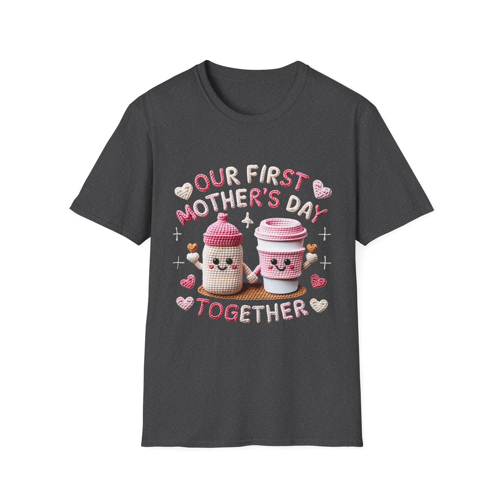 Our First Mother’s Day Together Coffee Cup Mom T-Shirt - Grace & Grit Boutique