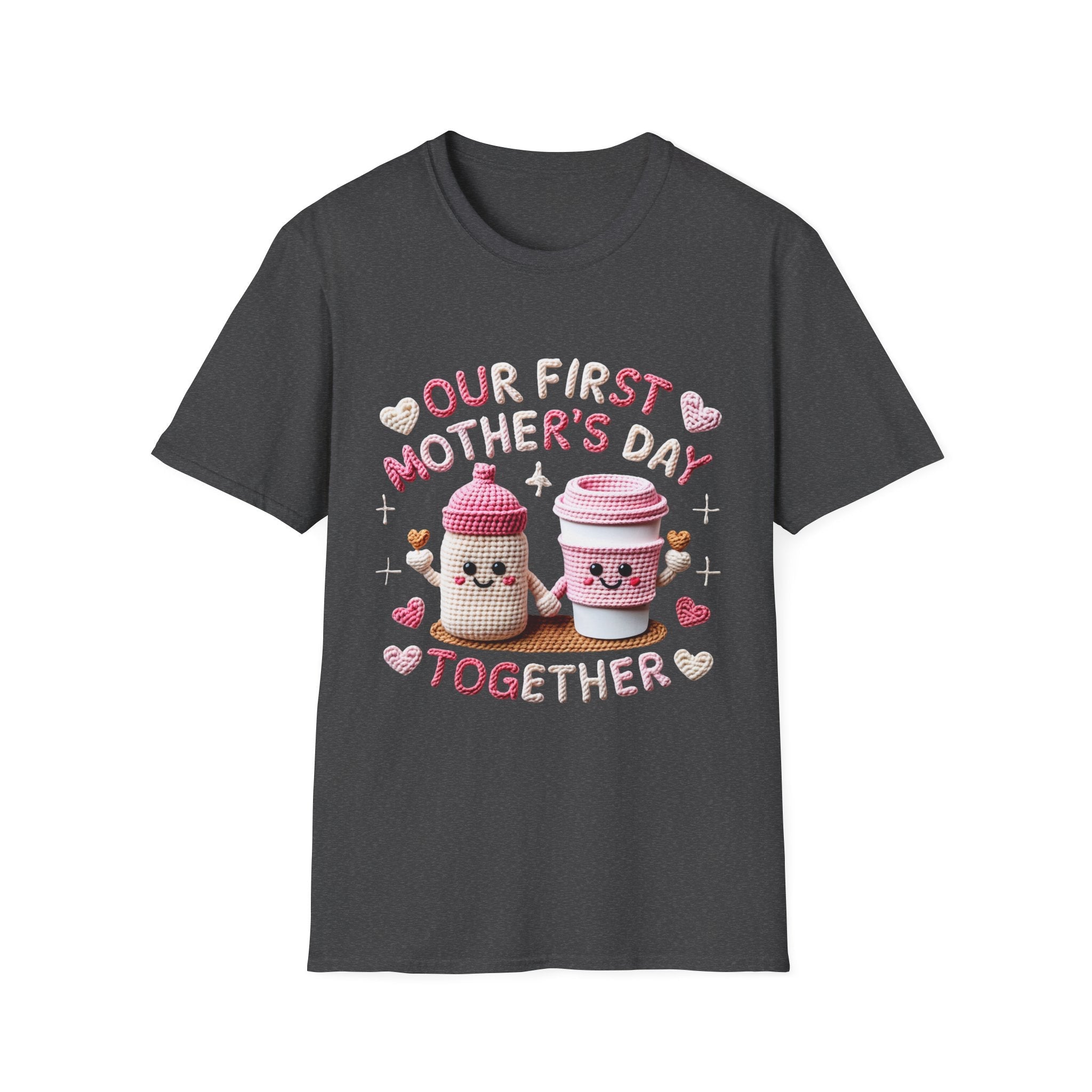 Our First Mother’s Day Together Coffee Cup Mom T-Shirt - Grace & Grit Boutique
