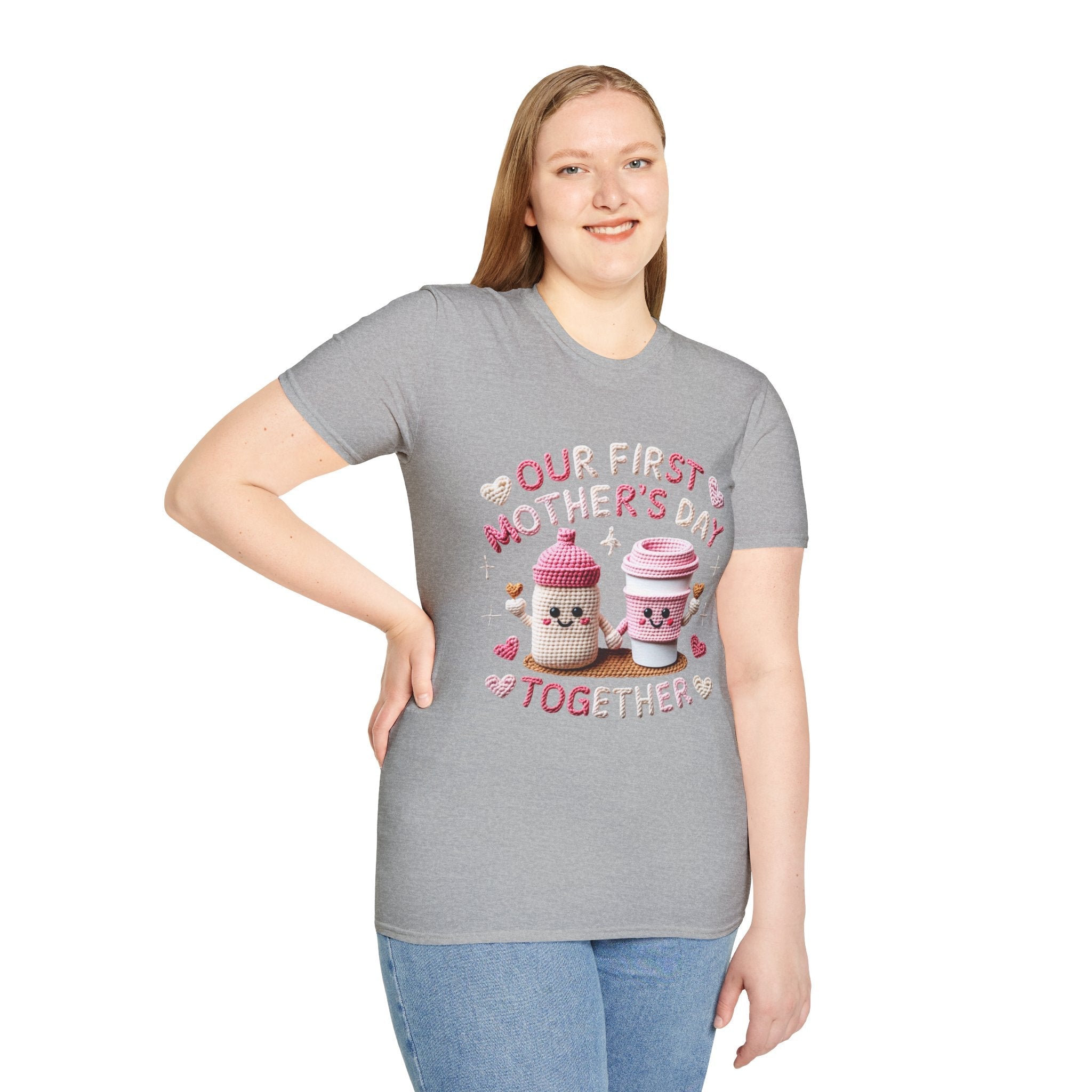 Our First Mother’s Day Together Coffee Cup Mom T-Shirt - Grace & Grit Boutique