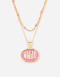 Pink WWJD Necklace Set - Grace & Grit Boutique