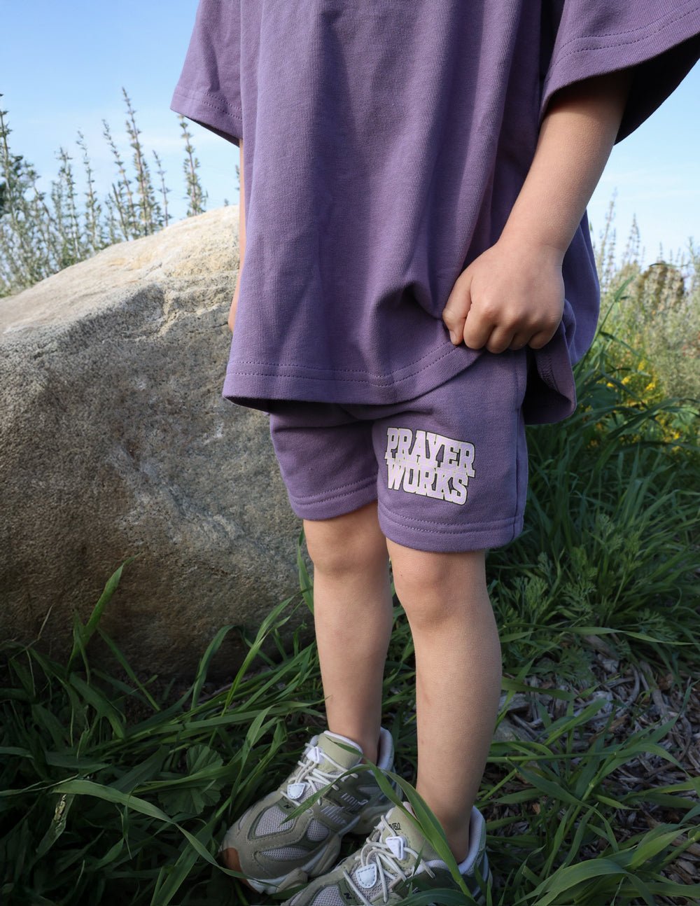 Prayer Works Kids Short - Grace & Grit Boutique