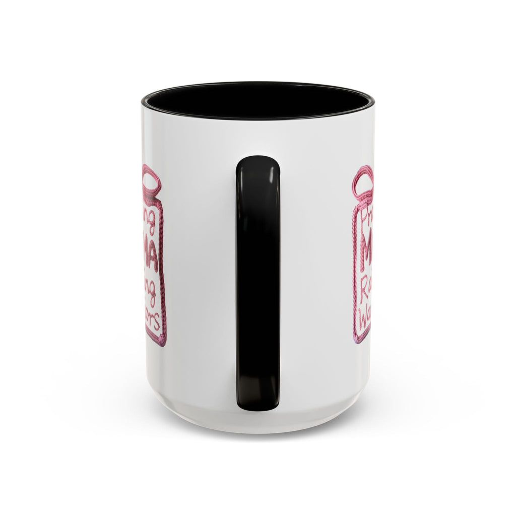 Praying Mama Raising Warriors Coffee Mug (Accent, 11/15oz) - Grace & Grit Boutique