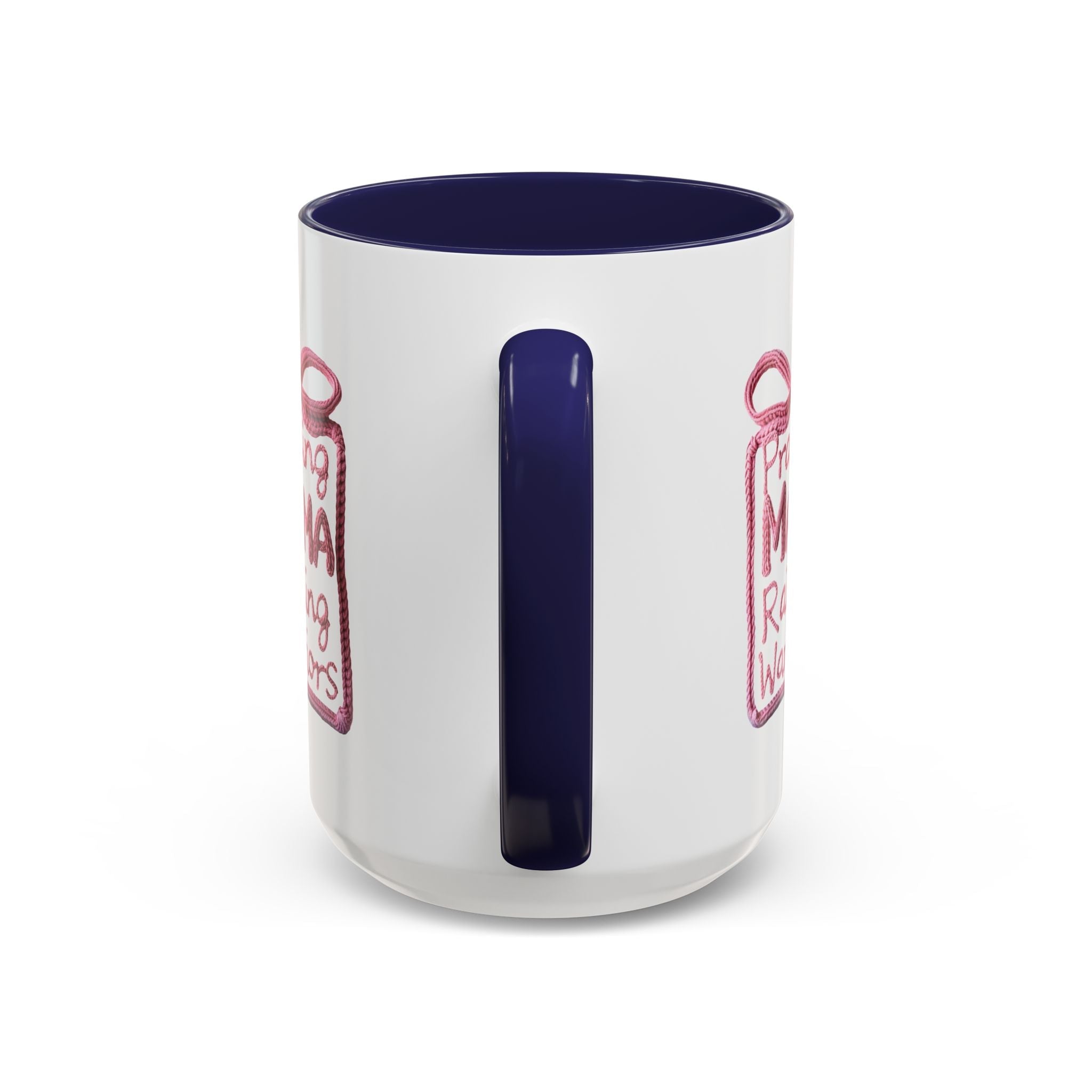 Praying Mama Raising Warriors Coffee Mug (Accent, 11/15oz) - Grace & Grit Boutique