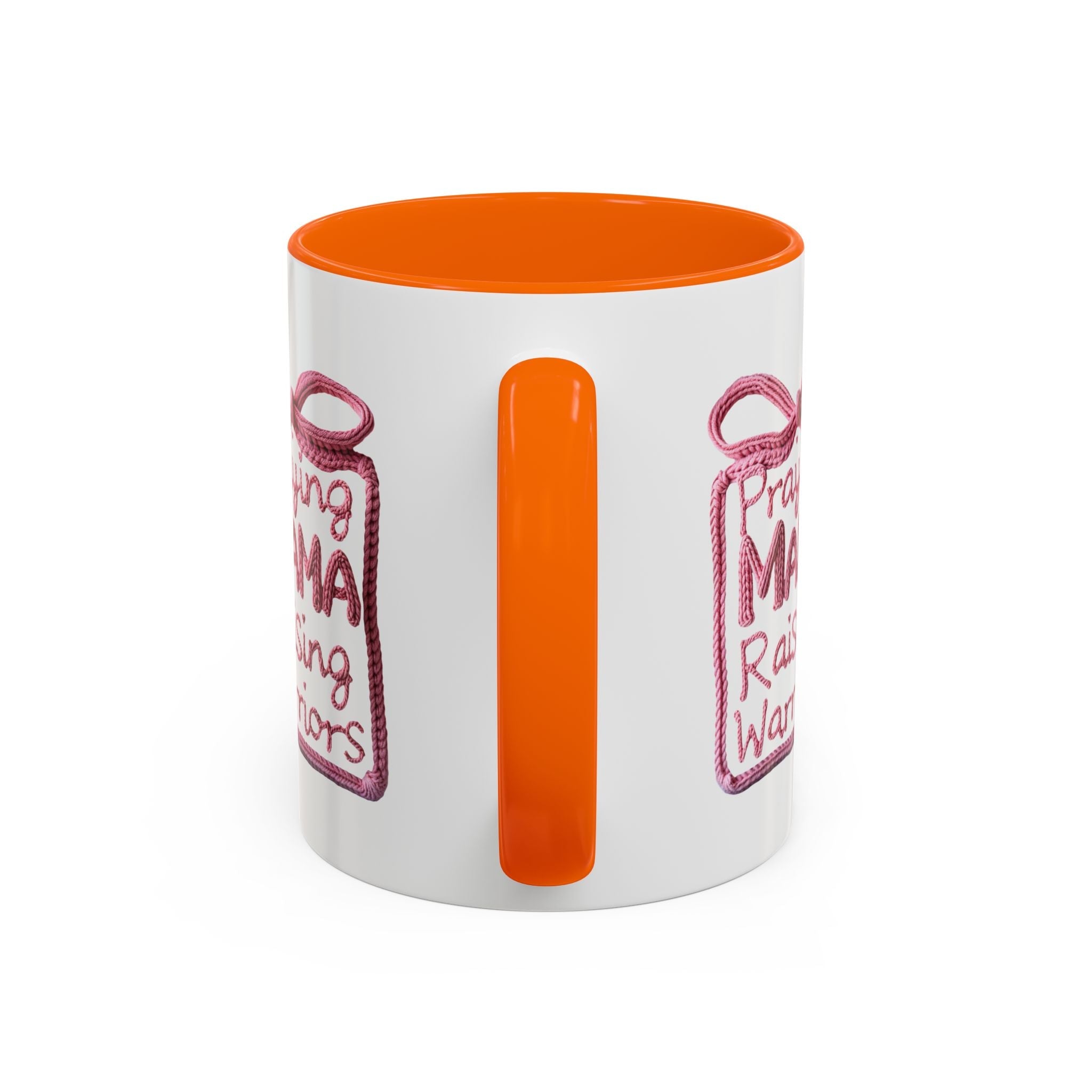 Praying Mama Raising Warriors Coffee Mug (Accent, 11/15oz) - Grace & Grit Boutique