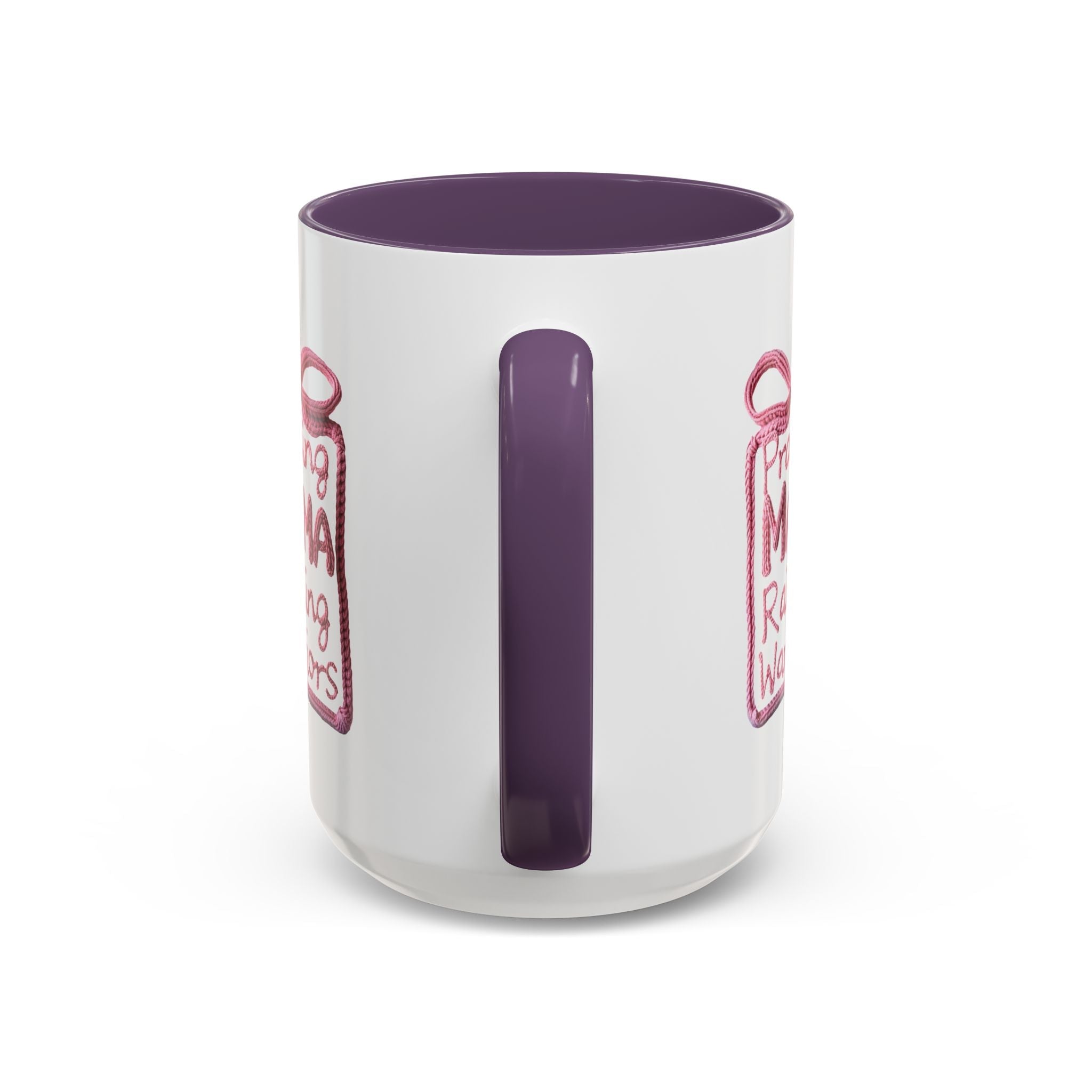 Praying Mama Raising Warriors Coffee Mug (Accent, 11/15oz) - Grace & Grit Boutique