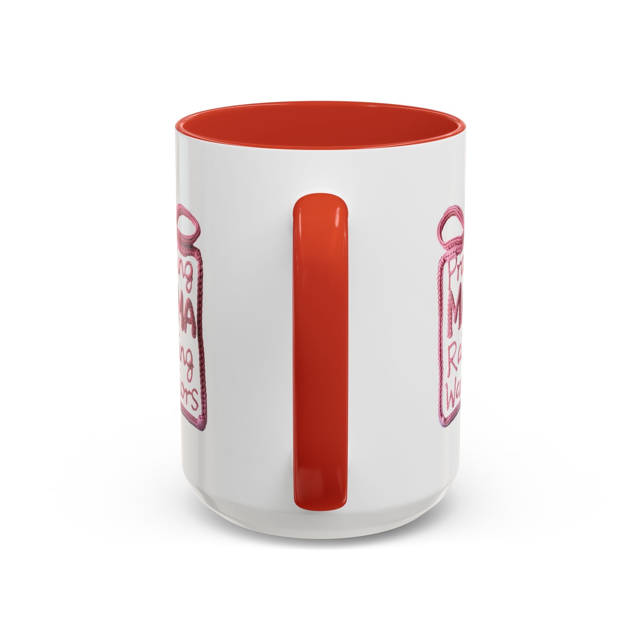 Praying Mama Raising Warriors Coffee Mug (Accent, 11/15oz) - Grace & Grit Boutique