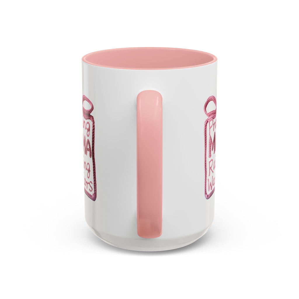 Praying Mama Raising Warriors Coffee Mug (Accent, 11/15oz) - Grace & Grit Boutique
