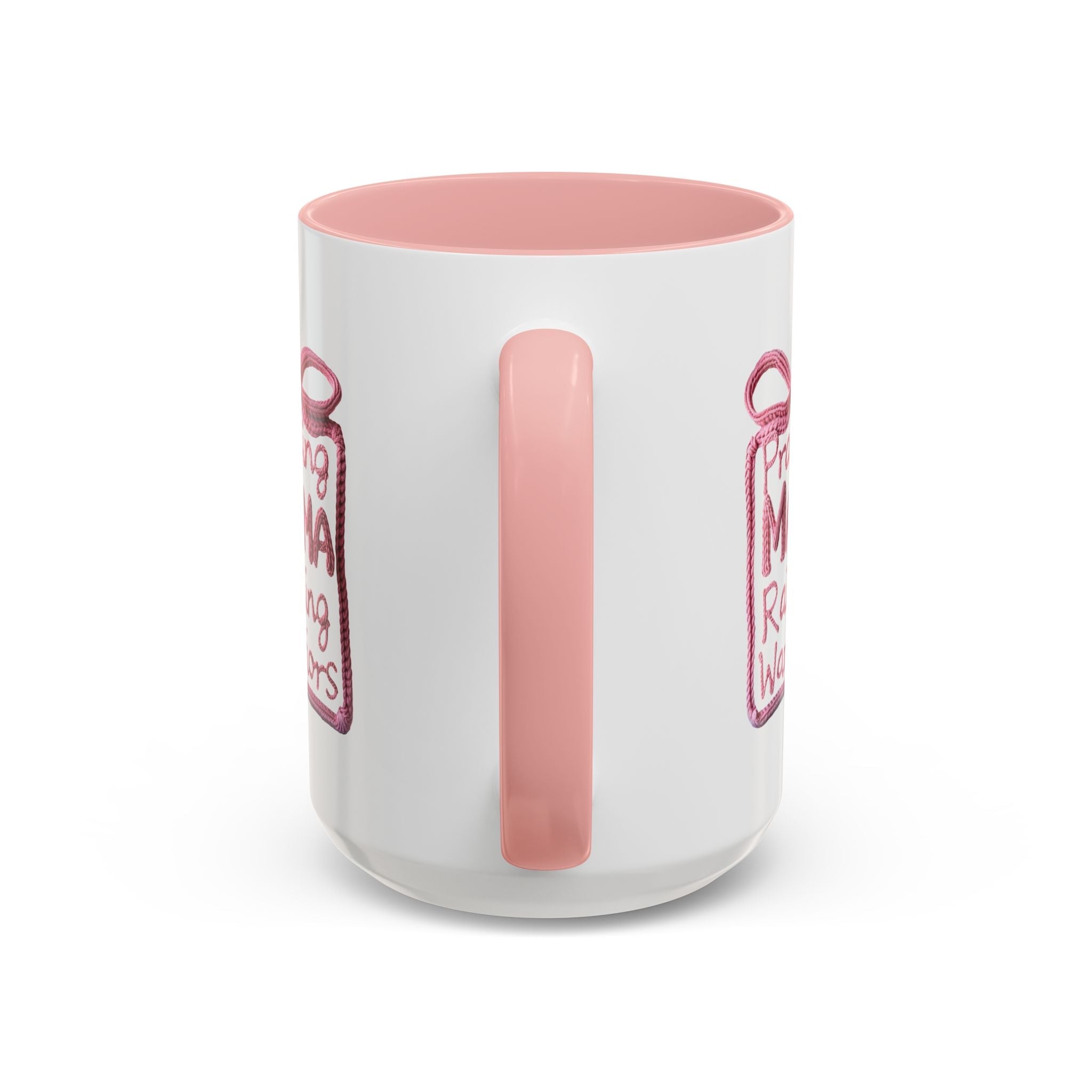 Praying Mama Raising Warriors Coffee Mug (Accent, 11/15oz) - Grace & Grit Boutique