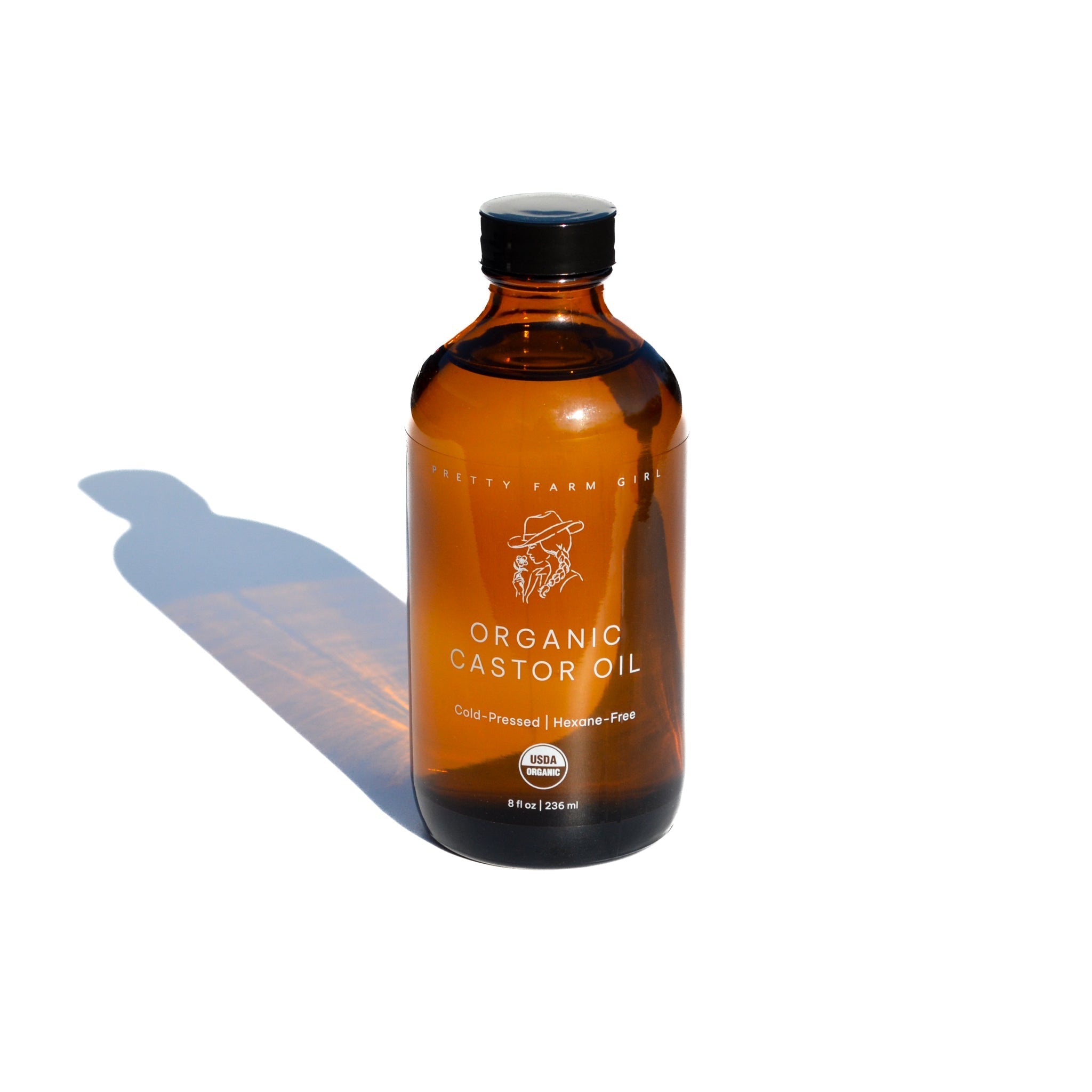 Pure Organic Cold Pressed Hexane - Free Castor Oil - Grace & Grit Boutique