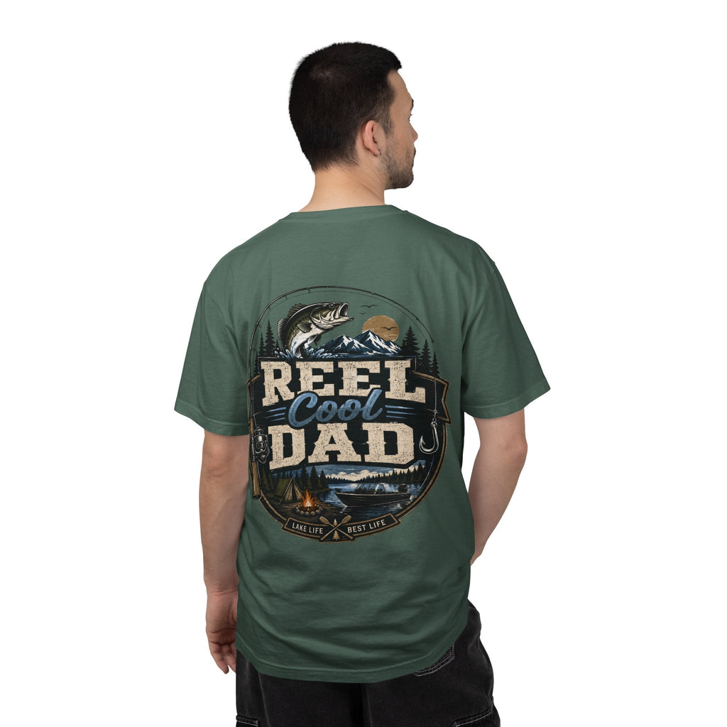 Reel Cool Dad Fishing T-Shirt — Fishing Dad Graphic Tee - Grace & Grit Boutique