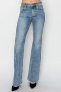 RISEN Full Size Mid Rise Bootcut Jeans - Grace & Grit Boutique