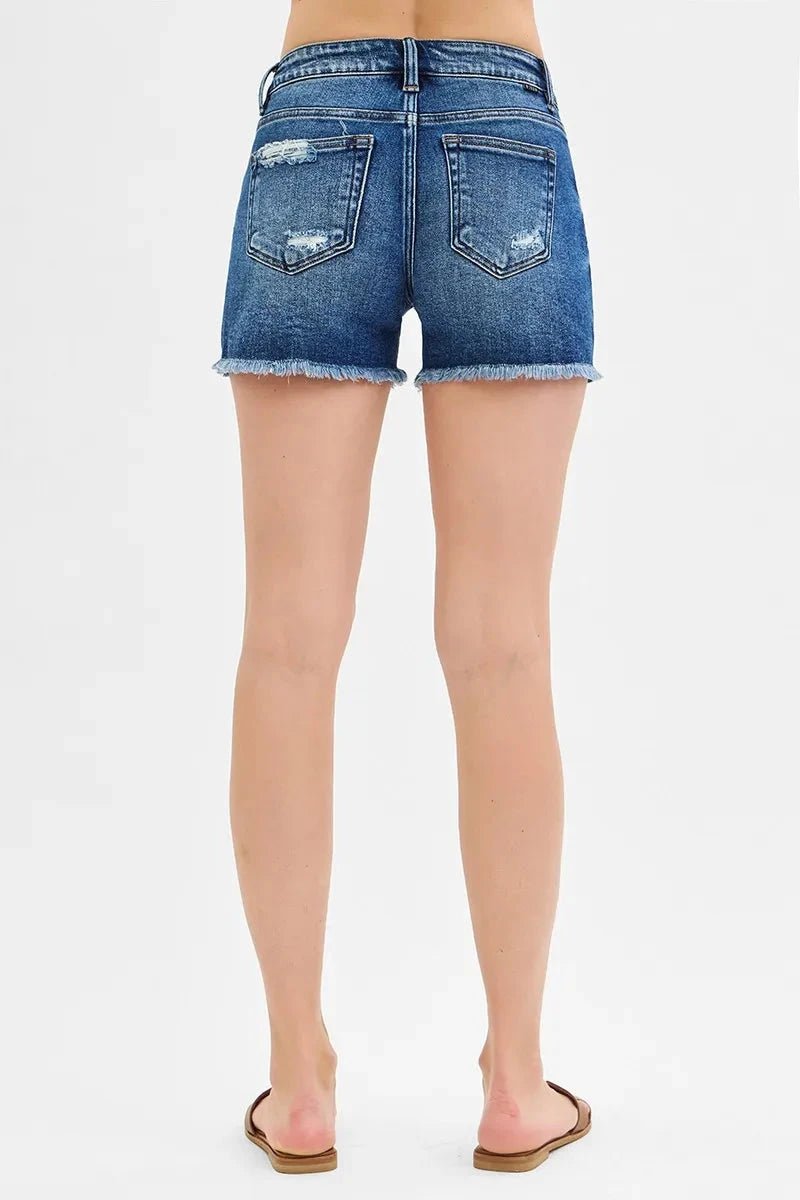 RISEN Low Rise Pikaboo Lining Shorts - Grace & Grit Boutique
