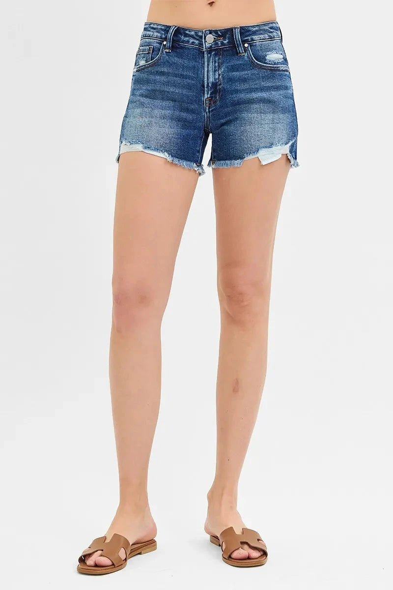 RISEN Low Rise Pikaboo Lining Shorts - Grace & Grit Boutique