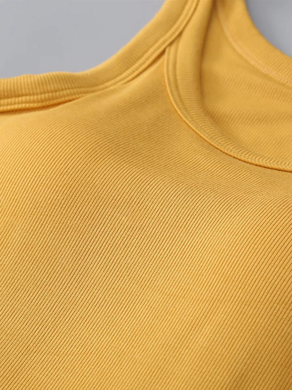 Round Neck Tank with Bra - Grace & Grit Boutique