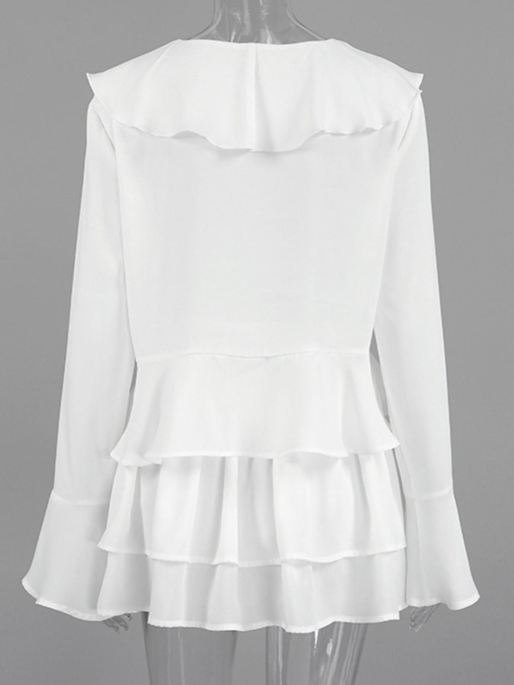 Ruffle Trim Top and Skirt Two - Piece Set - Grace & Grit Boutique