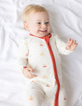 Sailboat Bamboo Convertible Footed Onesie - Grace & Grit Boutique