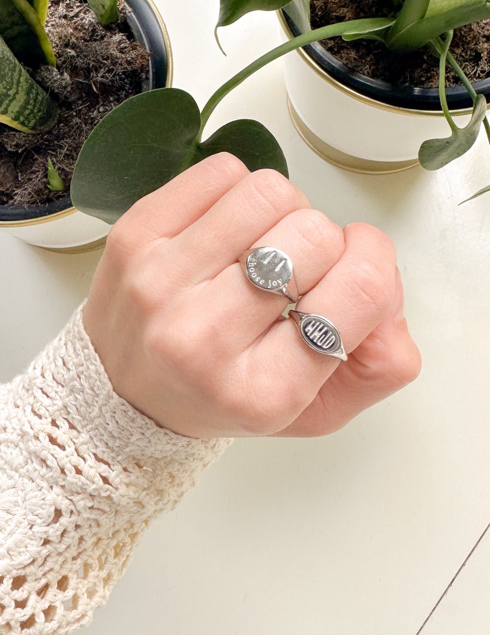 Silver WWJD Ring - Grace & Grit Boutique