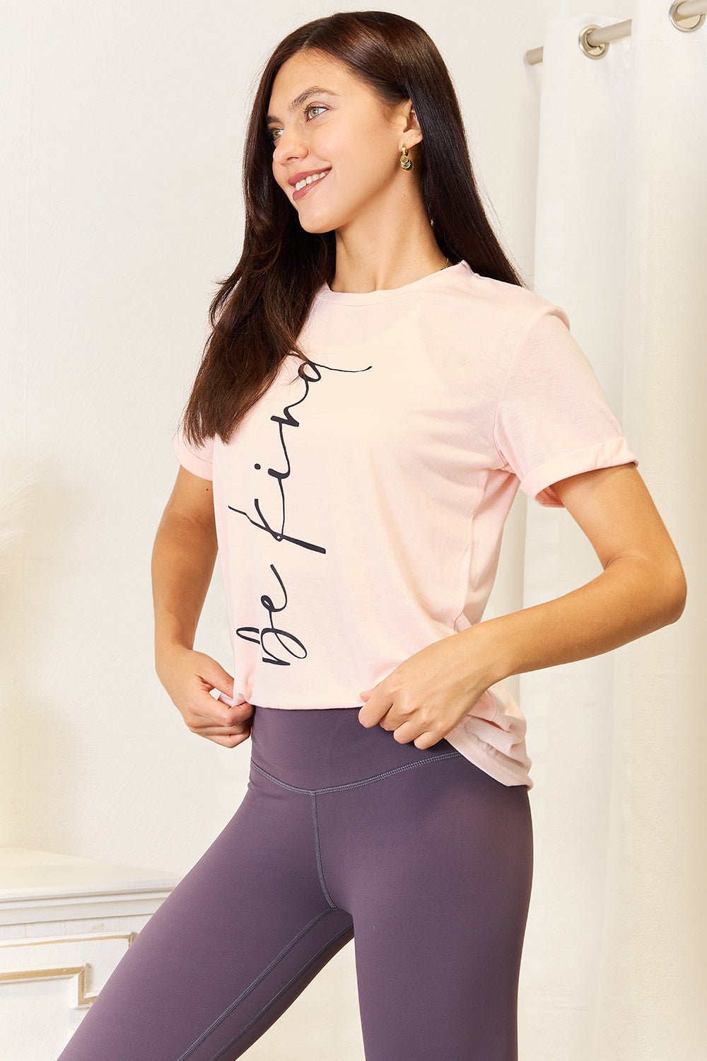 Simply Love BE KIND Graphic Round Neck T-Shirt - Grace & Grit Boutique