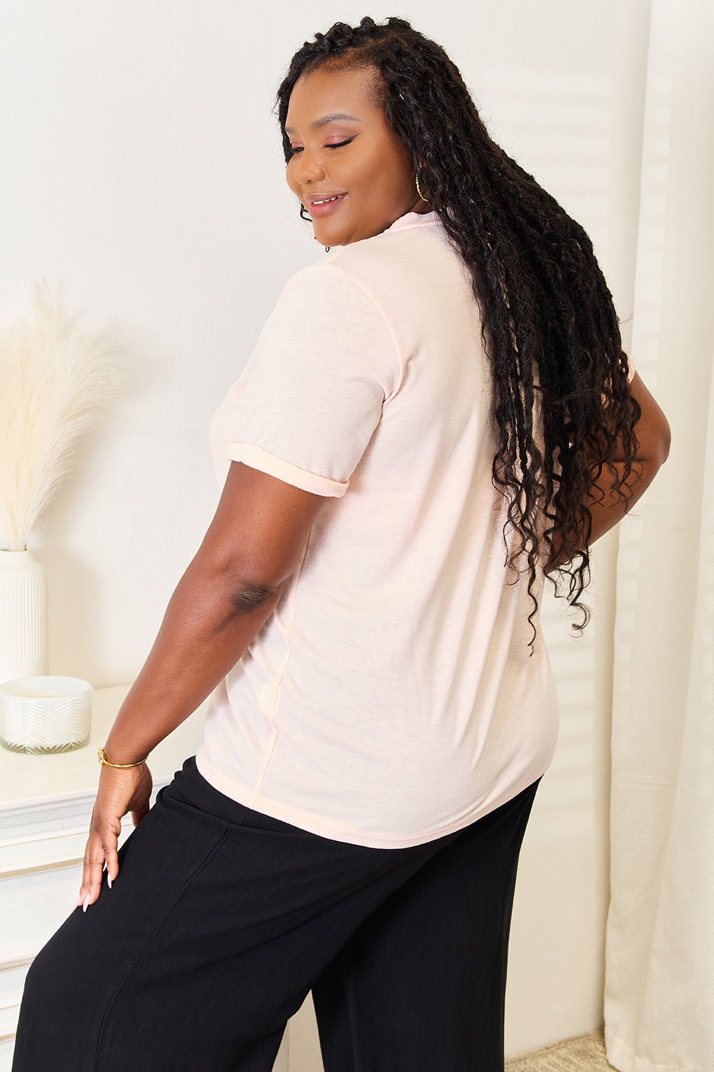 Simply Love BE KIND Graphic Round Neck T-Shirt - Grace & Grit Boutique
