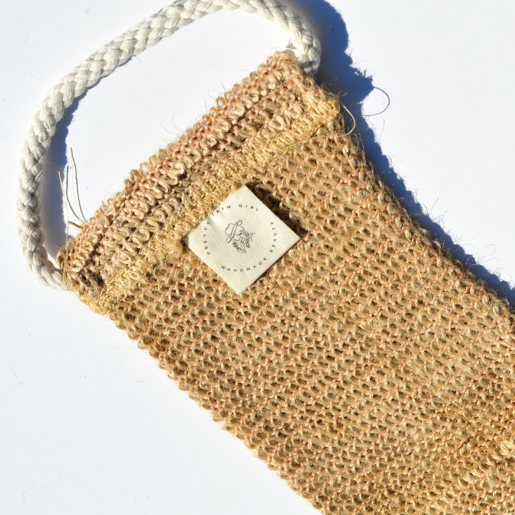 Sisal Back Exfoliating Strap - Grace & Grit Boutique