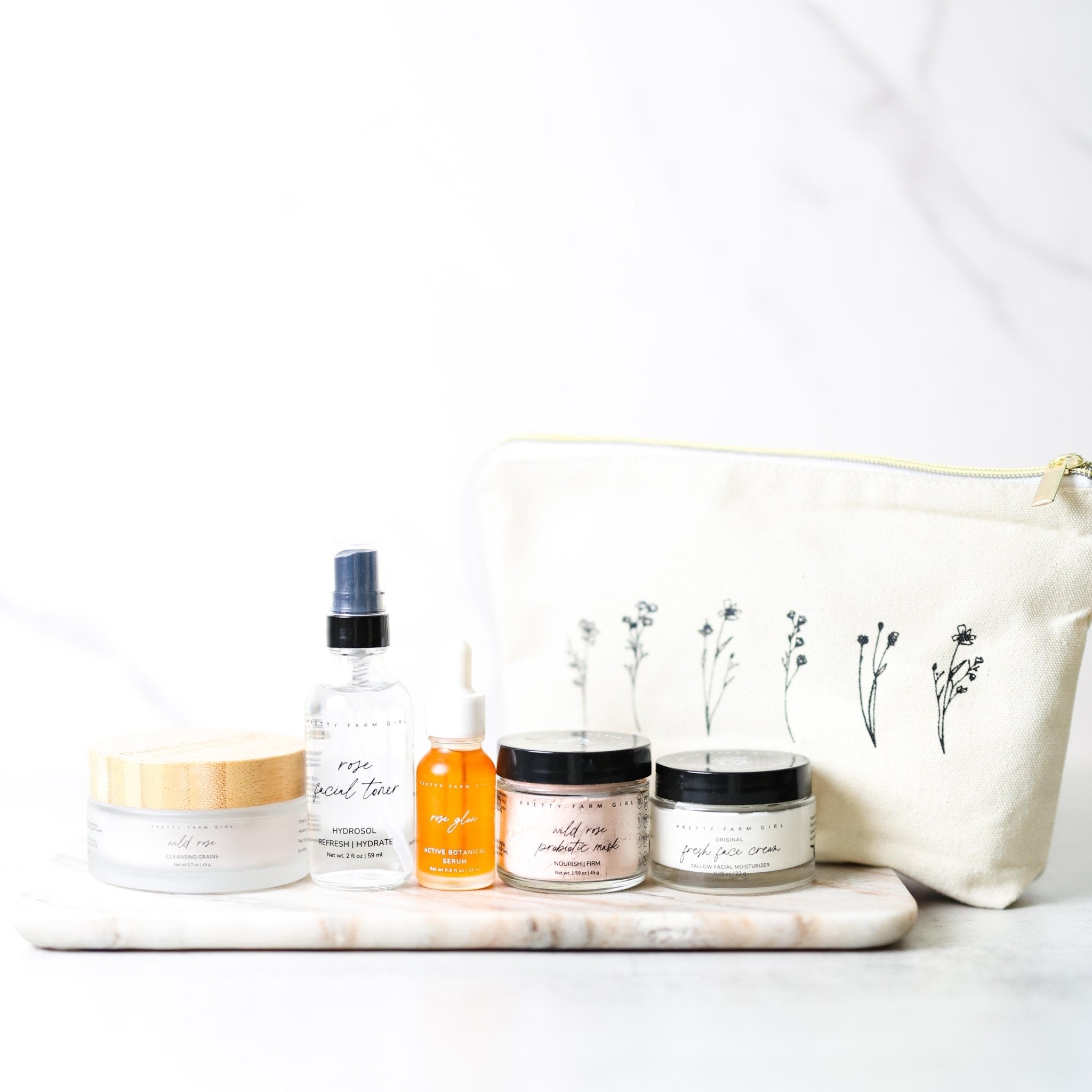 Starter Radiant Clean Beauty Face Kit - Grace & Grit Boutique