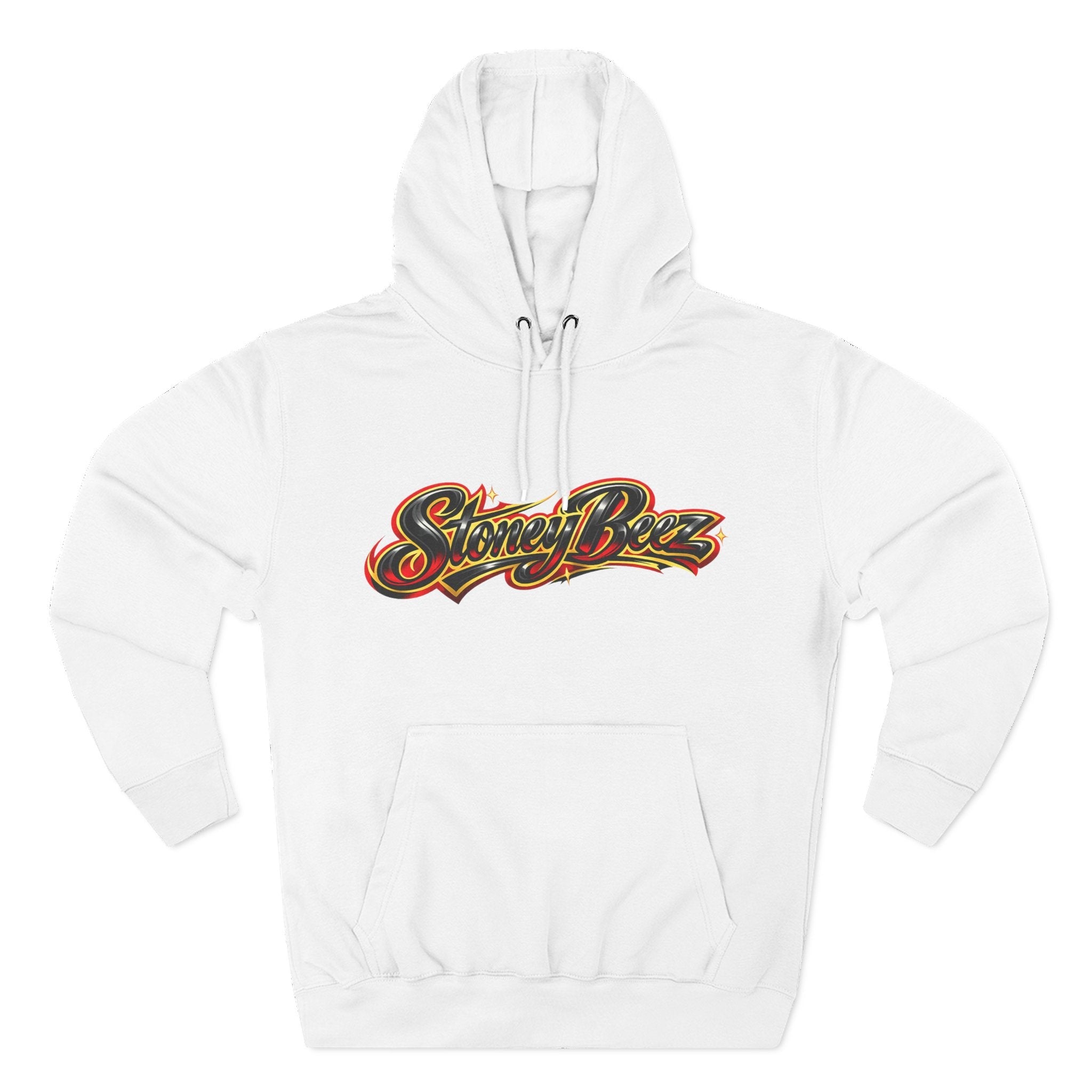 StoneyBeez Bee Graphic Fleece Hoodie — Streetwear Pullover - Grace & Grit Boutique