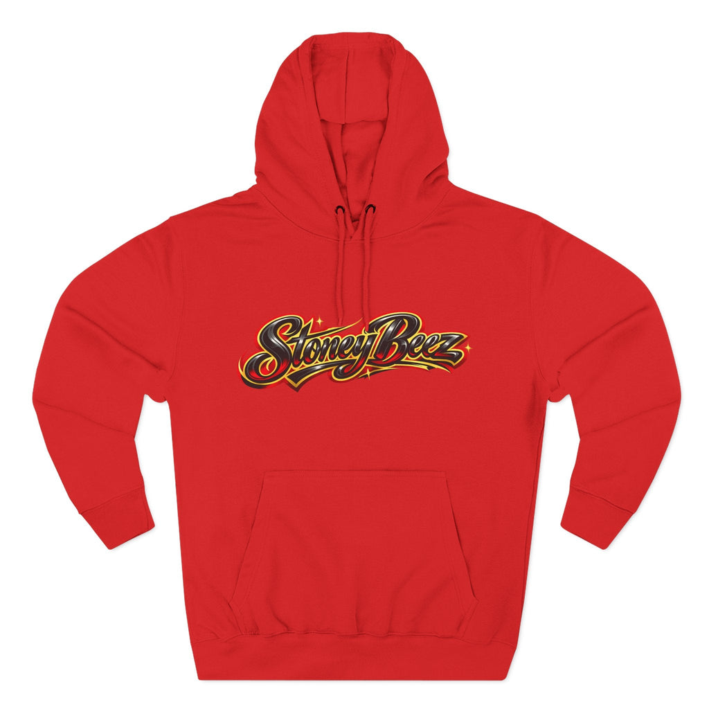 StoneyBeez Bee Graphic Fleece Hoodie — Streetwear Pullover - Grace & Grit Boutique