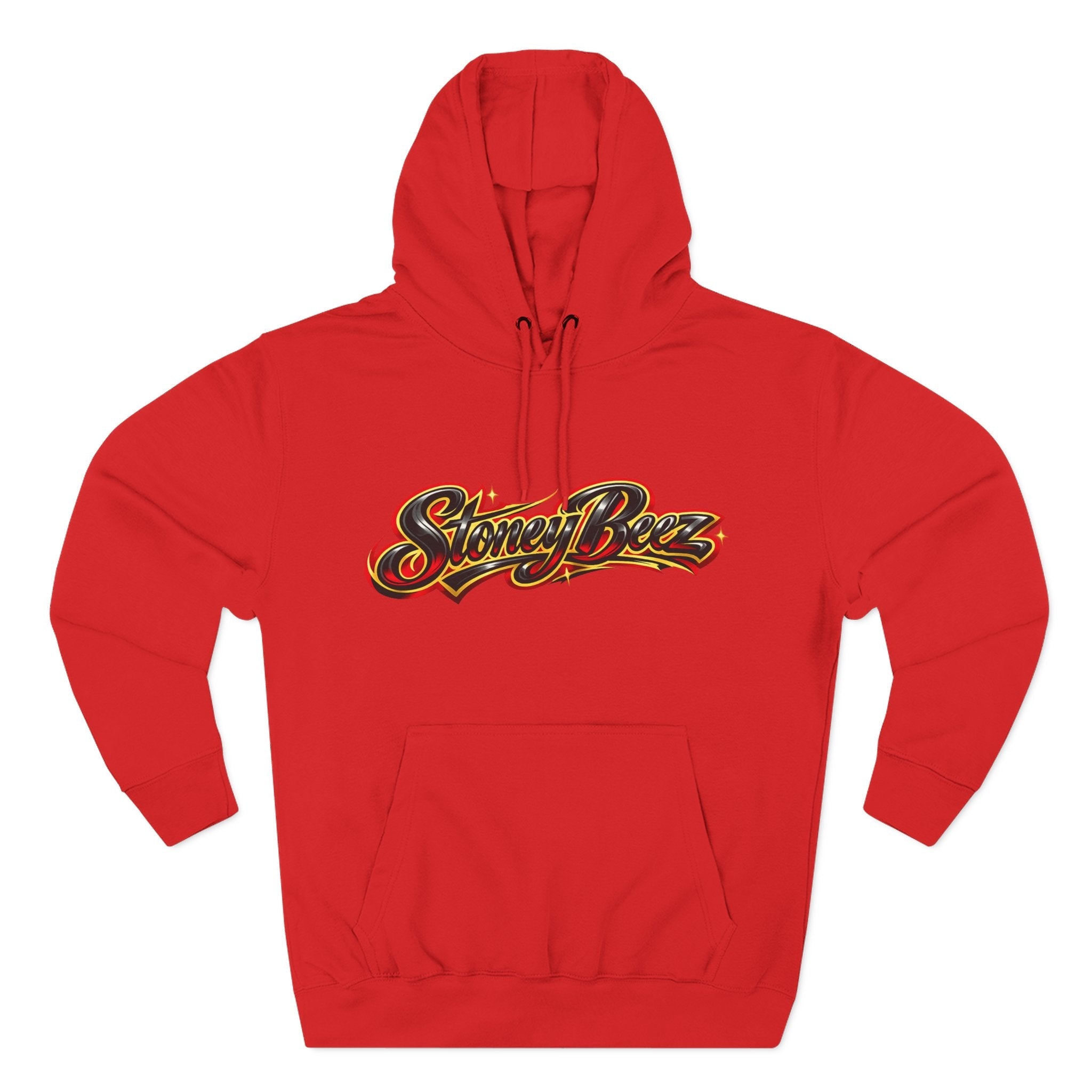StoneyBeez Bee Graphic Fleece Hoodie — Streetwear Pullover - Grace & Grit Boutique