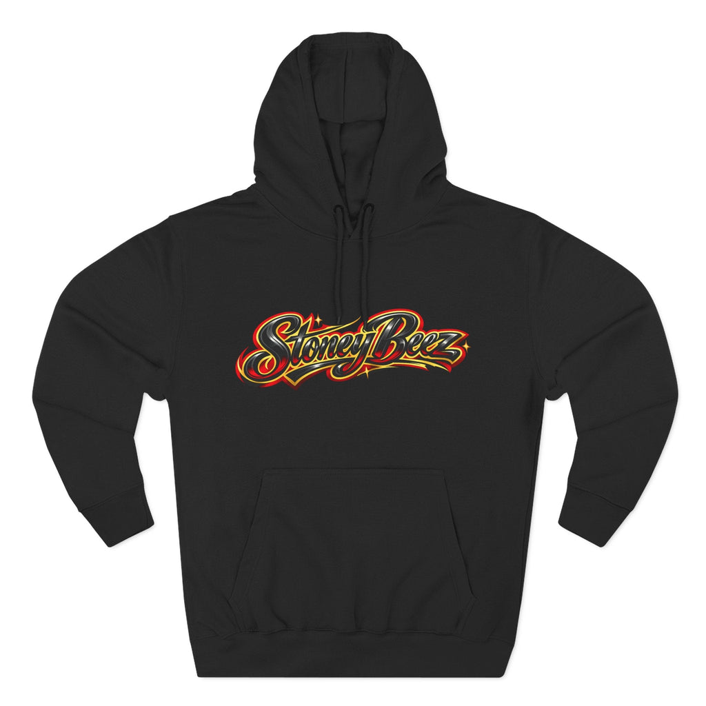 StoneyBeez Bee Graphic Fleece Hoodie — Streetwear Pullover - Grace & Grit Boutique
