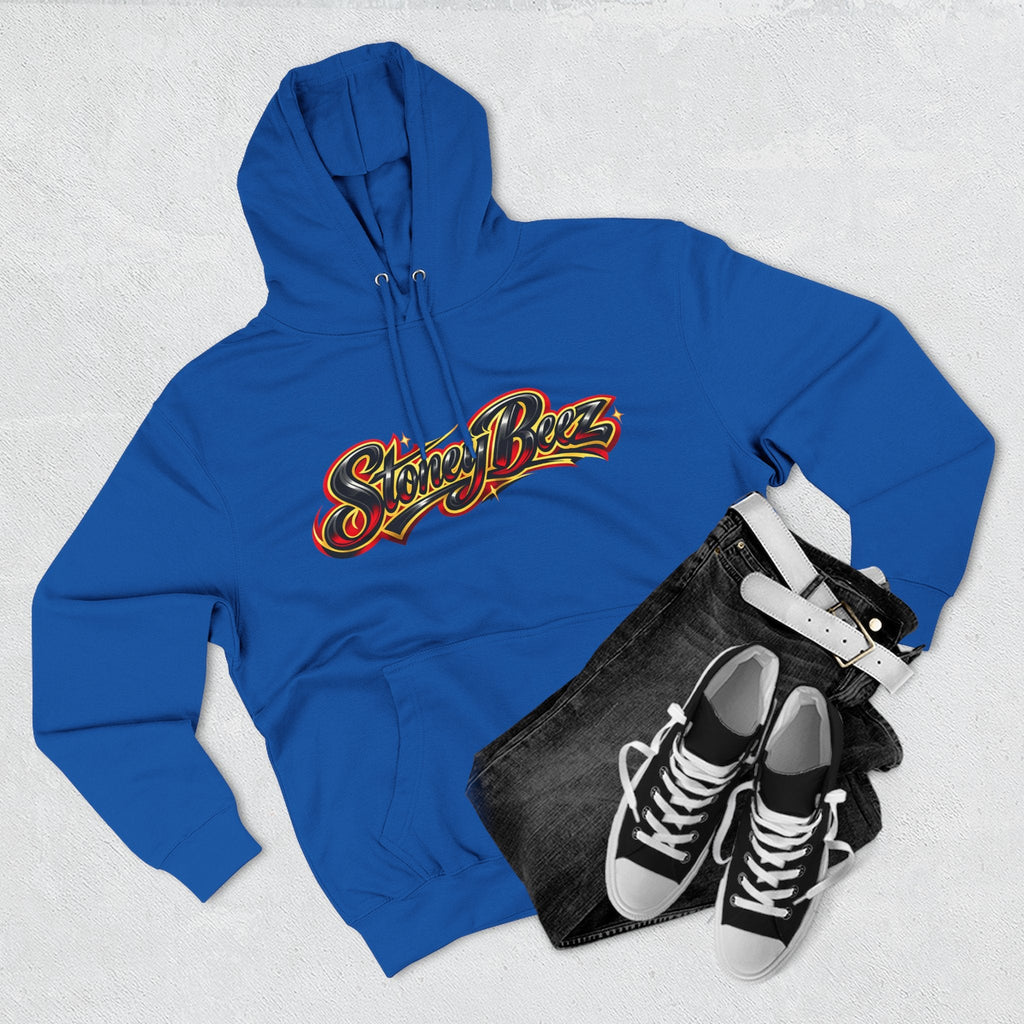 StoneyBeez Bee Graphic Fleece Hoodie — Streetwear Pullover - Grace & Grit Boutique