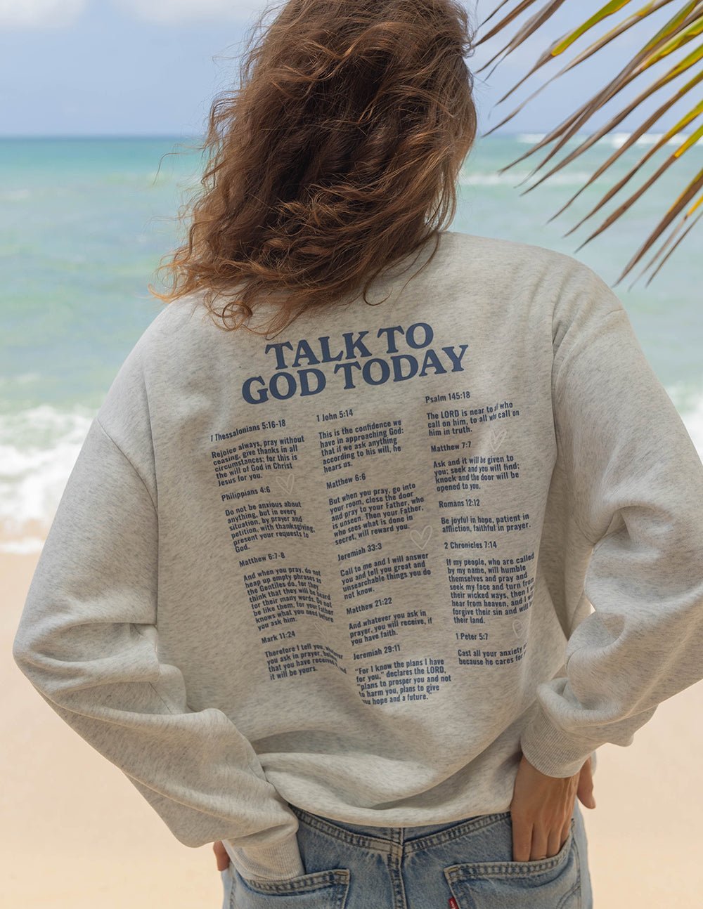Talk to God Unisex Crewneck - Grace & Grit Boutique