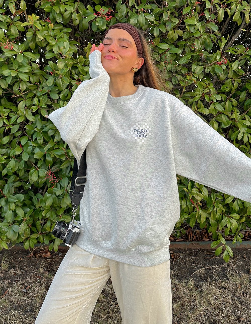 Talk to God Unisex Crewneck - Grace & Grit Boutique