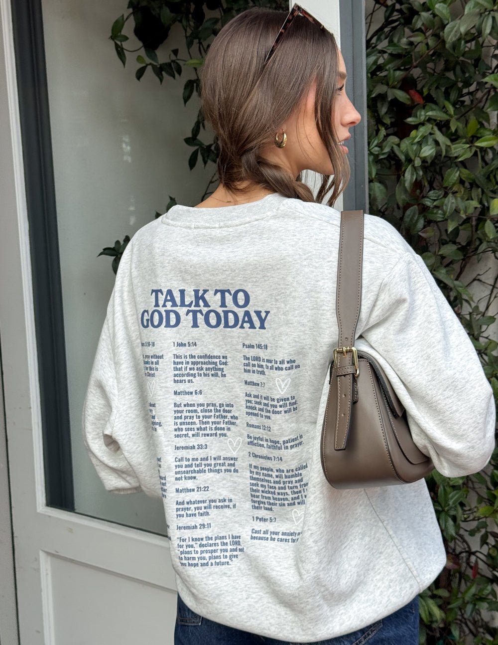 Talk to God Unisex Crewneck - Grace & Grit Boutique