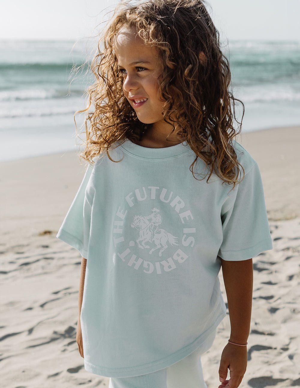 The Future Is Bright Kids Tee - Grace & Grit Boutique