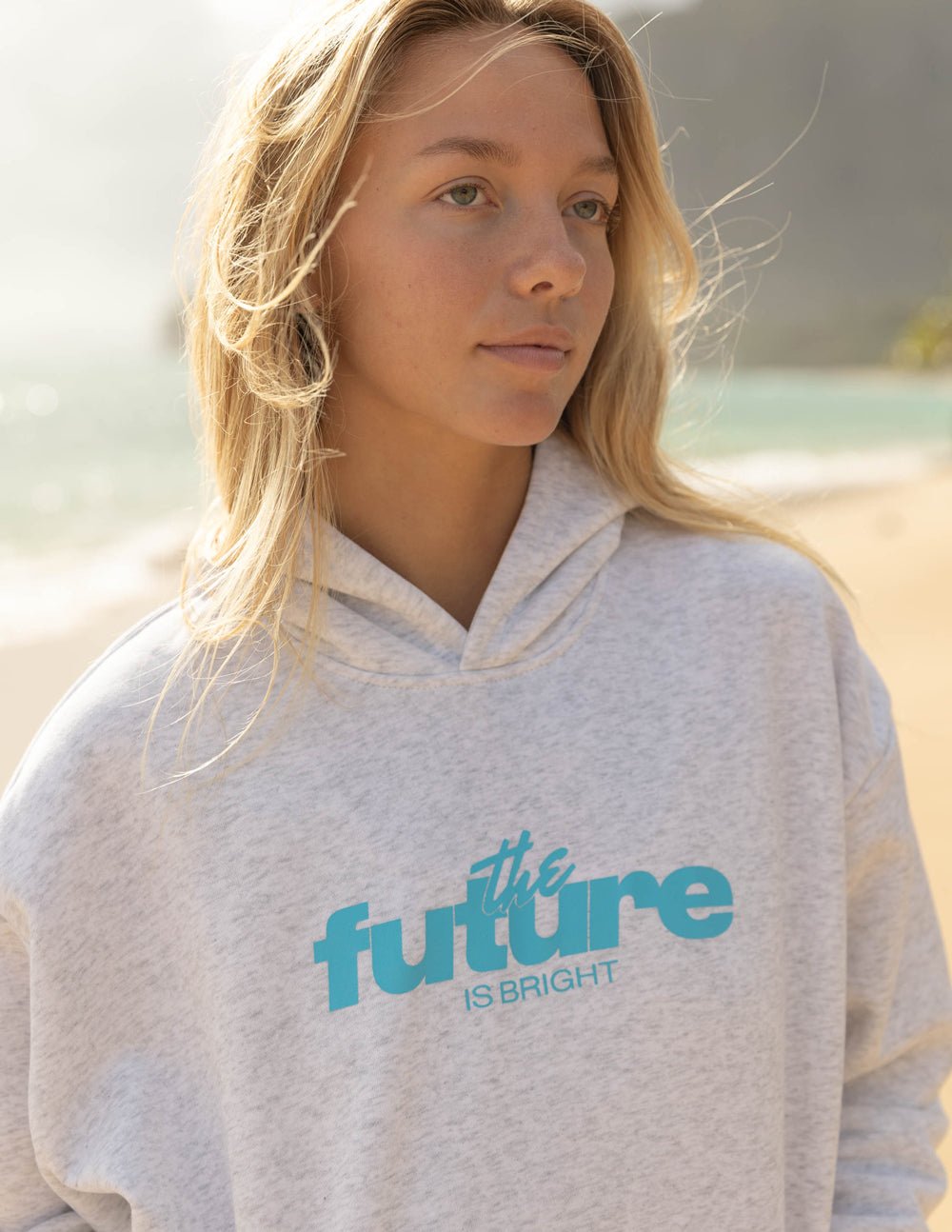 The Future Is Bright Retro Unisex Hoodie - Grace & Grit Boutique