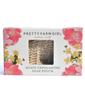 Three Natural Agave Exfoliating Soap Saving Cloth Pouch - Grace & Grit Boutique
