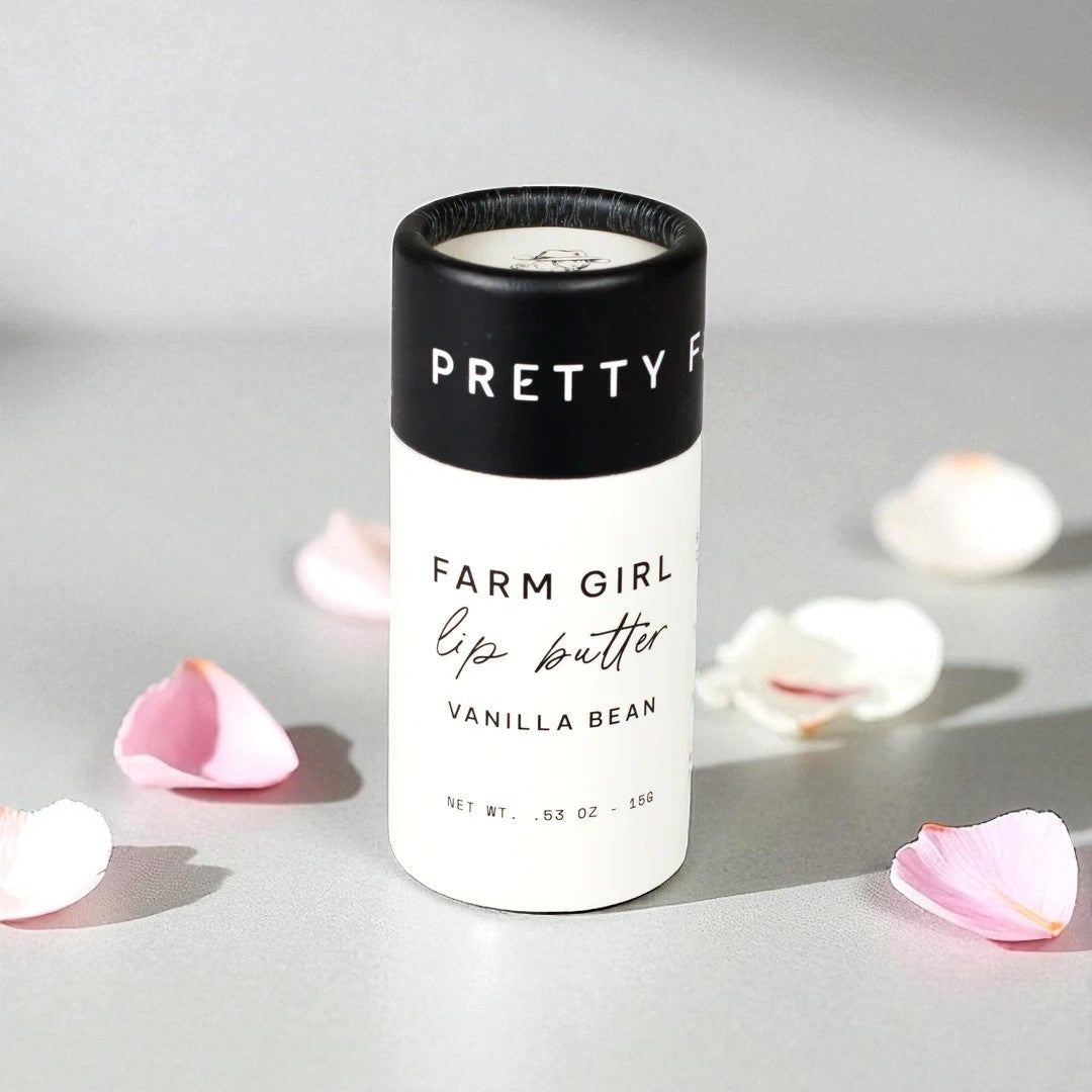 Vanilla Bean Tallow Lip Butter in Eco - Friendly Travel Tubes - Grace & Grit Boutique