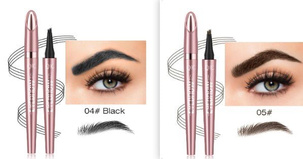 Waterproof And Smooth Not Smudge Four-fork Liquid Eyebrow Pencil by Grace & Grit