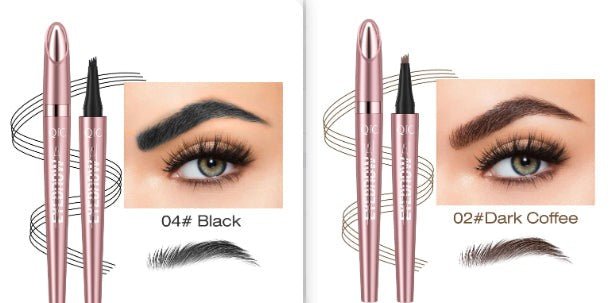Waterproof And Smooth Not Smudge Four-fork Liquid Eyebrow Pencil by Grace & Grit