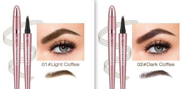 Waterproof And Smooth Not Smudge Four-fork Liquid Eyebrow Pencil by Grace & Grit