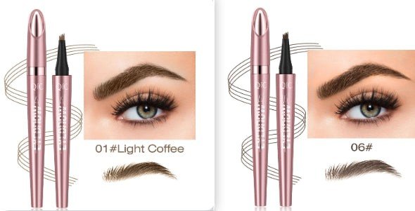 Waterproof And Smooth Not Smudge Four-fork Liquid Eyebrow Pencil by Grace & Grit
