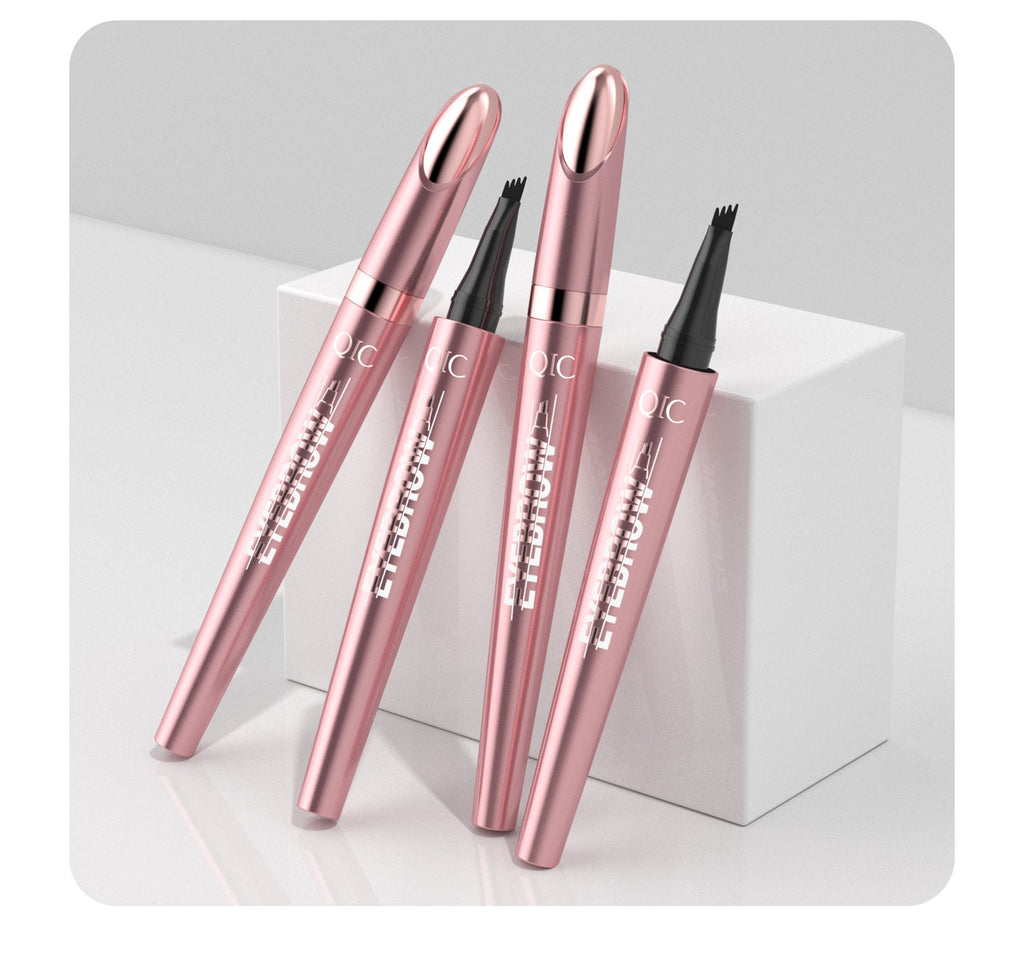 Waterproof And Smooth Not Smudge Four - fork Liquid Eyebrow Pencil - Grace & Grit Boutique