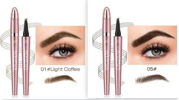 Waterproof And Smooth Not Smudge Four-fork Liquid Eyebrow Pencil by Grace & Grit