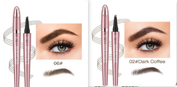 Waterproof And Smooth Not Smudge Four-fork Liquid Eyebrow Pencil by Grace & Grit