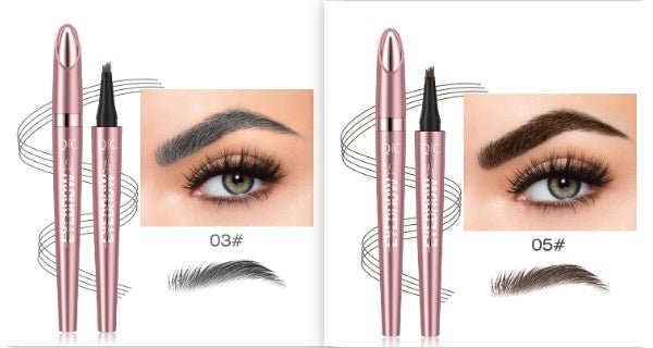 Waterproof And Smooth Not Smudge Four-fork Liquid Eyebrow Pencil by Grace & Grit