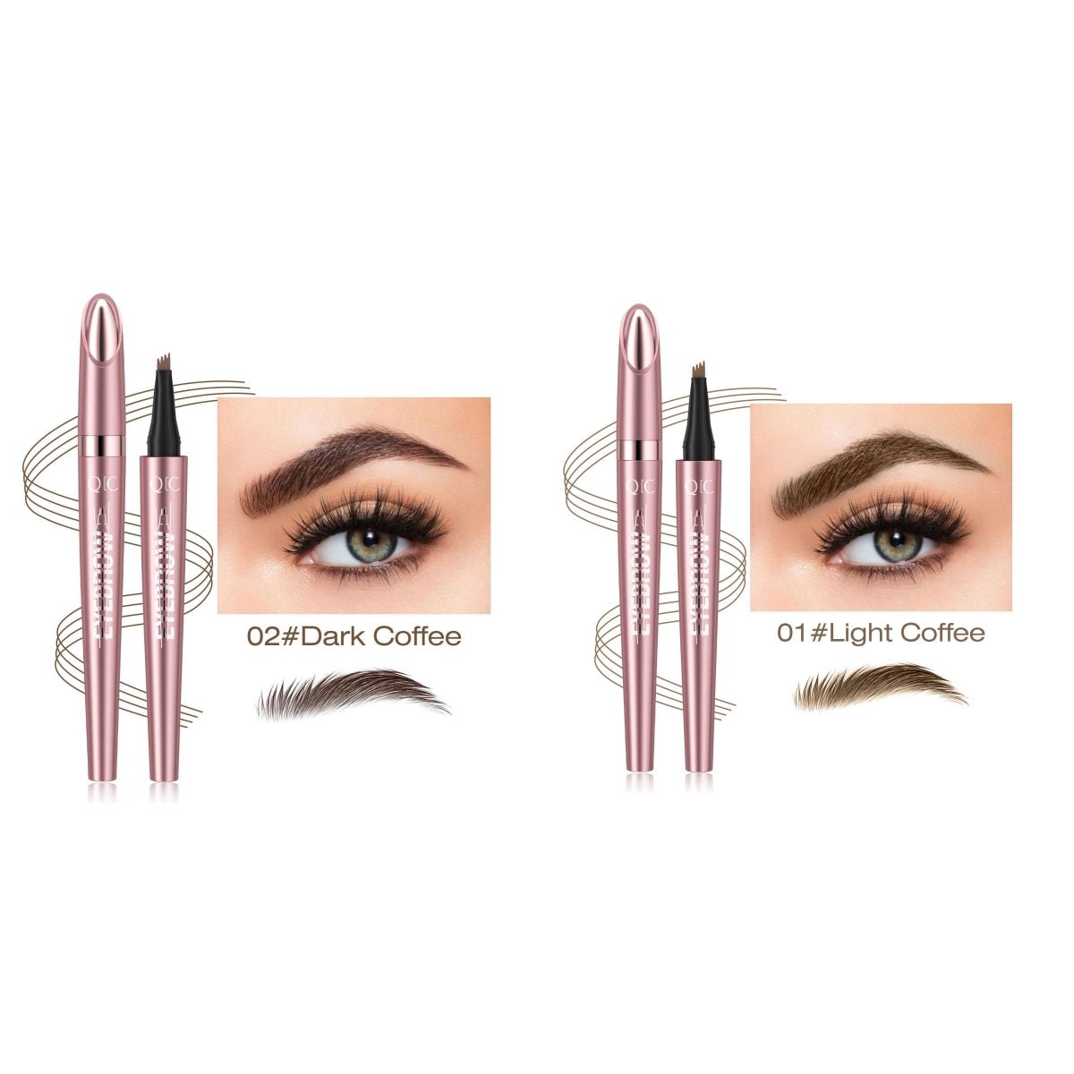 Waterproof And Smooth Not Smudge Four-fork Liquid Eyebrow Pencil by Grace & Grit