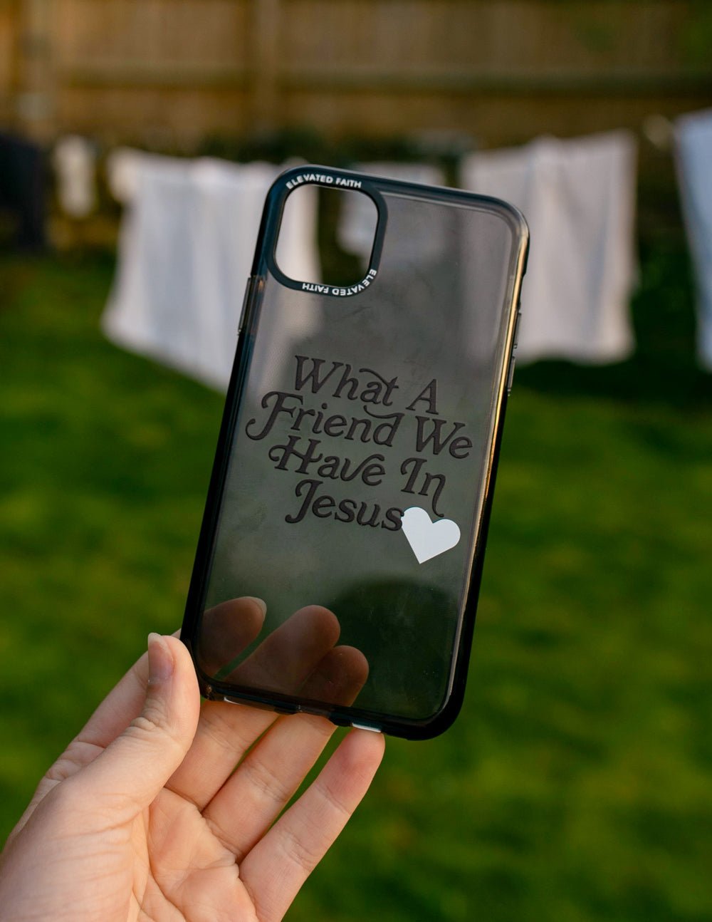What a Friend in Jesus Phone Case - Grace & Grit Boutique