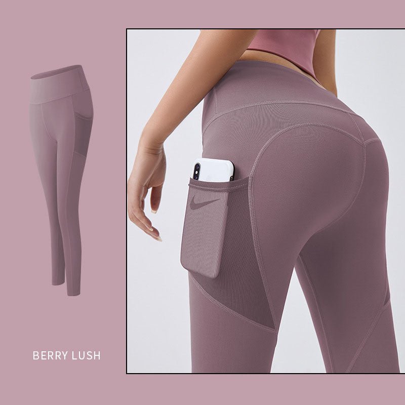 Yoga Pants Women With Pocket Leggings Sport Girl Gym Leggings Women Tummy Control Jogging Tights Female Fitness Pants by Grace & Grit